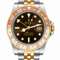 Rolex GMT Master "Rootbeer" 16753 Two-Tone Watch